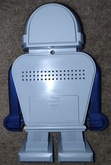 Vintage 1980s Robot AM Radio ROBO-AM1 Glowing Red Eyes Lights RARE (Tested-READ)