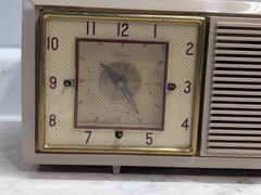 Vintage Philco Transitone Telechron 54-8742 Clock Radio Special Services