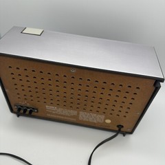 Sony Radio Model ICF-9540W AM/FM 2 Band 6 Transistor Woodgrain Clean Tested