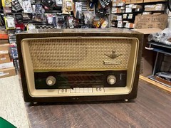 Vtg 1959/60 Grundig Musikgerat Western Germany Tube Typ Radio Broadcast Receiver