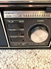 Panasonic RF-590D FM AM 2-Band Receiver AM FM Radio Tuner Vintage 1980&rsquo;s WORKS