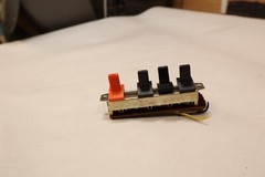 Panasonic rf-1170 Receiver Part Switch board Power AFC Loudness Indicator