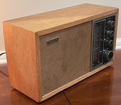 Sony TFM-9440W Vintage AM FM Radio Wood Grain Analog Tested Working