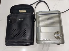 Vintage Binoc Portable TV /Radio Combo By Sears (Not Tested No Cords) & Case