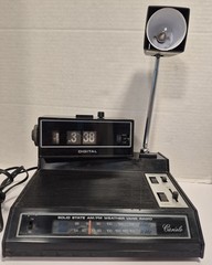 RARE Vintage Cariole AM/FM Weather Radio Clock Light Alarm 69488. Read!