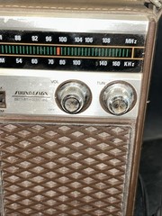 Vintage SOUNDESIGN Model 2223B Solid State Fm/Am Portable Radio Hong Kong Works