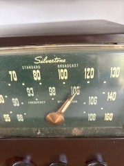 Vtg Silvertone Radio By Sears Model 18 Untested Parts / Repair Needs Cord