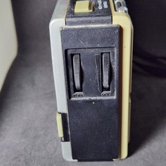 Vintage Sony Portable 2-Band AM-FM Radio Receiver Model TFM-6160W *Tested/Works*