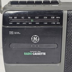 Vintage GE Radio Cassette Recorder 3-52654A AM/FM Boombox – Tested Working