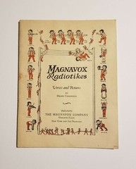 1923 MAGNAVOX Radiotikes Marketing Booklet Published by The Magnavox Company HTF