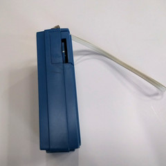 Vintage Realistic Transistor Pocket Radio AM Blue Model 12-202, working