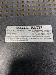 Channel Master 4 Band transistor Radio Model 6256 Working good Made In Taiwan