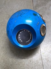Vintage Panasonic Panapet R-70 Blue Ball AM Transistor Radio 1970s Japan WORKING