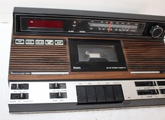 Vintage Sears 317.23400 051 Am/Fm Cassette Alarm Clock Radio 23400 ~ Repair