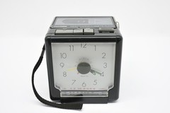Vintage IMA CR-340 Cube Clock AM/FM Cassette Player Retro Style