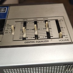 Vintage GE Alarm Clock Radio AM/FM Cassette Recorder Digital Model 7-4965A Works