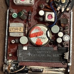 Vintage Sears Solid State 8 AM Pocket Radio Box Owner’s Manual Ear Bud UNTESTED