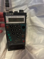 Sony Air-8 Handheld Synthesized Receiver 4-Band PSB/AIR/FM/AM Radio