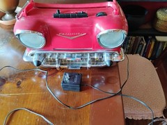 Radio Randix Chevy &rsquo;57 CR-1957 AM/FM Stereo Cassette Player Tested & Works Vtg