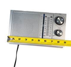 &lsquo;Vtg&rsquo; Emerson FM/AM 2 Band AC/DC Portable Radio P3805A – Good Working Condition