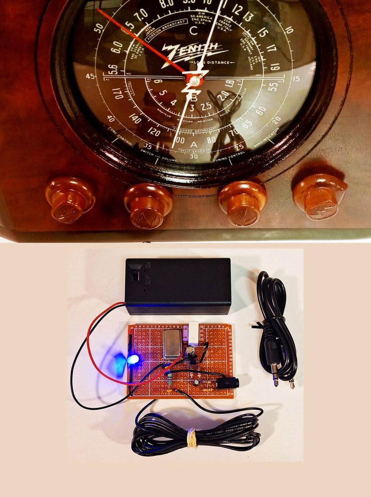 AM Transmitter – Stream to Your Vintage Tube Radio – 3.5mm Aux, Mp3, Bluetooth