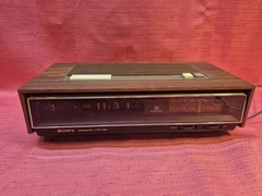 Vintage Sony TFM-C770W Digimatic Lifetime FM AM Clock Radio Radio Works Japan