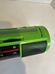 1990 Street Beat Radio F/ Radio Shack W Original Box & Manual RARE Green Working