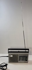 VTG Panasonic RF-559 AM/FM Portable Radio w/ Handle AC/Battery Tested Working