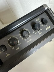 Vintage Silver RT400 AM/FM Radio Tabletop Model Shin-Shirasuna Made In Japan