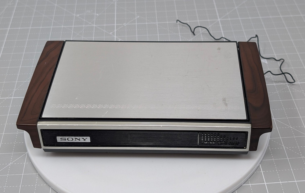 Rare Vintage MCM 1973 Sony TFM-1859W Desktop AM/FM Radio – TESTED READ