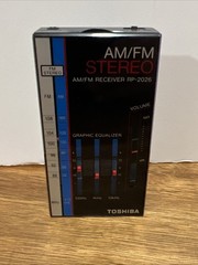 Vintage TOSHIBA RP-2026 AM/FM Stereo Receiver / Equalizer Tested Working