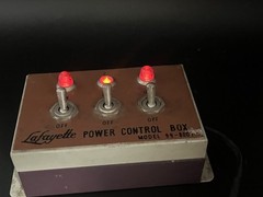 Lafayette Power Control Box 99-8007 Working Missing Light Cover Free Shipping