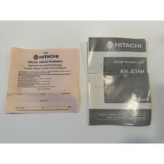 VINTAGE *PRISTINE* 1970&rsquo;s Hitachi Model KH-435H AM/FM Portable Transistor Radio