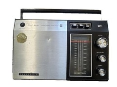 Panasonic RF-1200 Vintage Multi-Band Radio, AM/FM/MB/VHF/WEATHER, 5 Band, 1970&rsquo;s