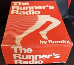 Vintage 1977 Randix Runners High Sensitivity AM Radio Hi-Power Speaker SEALED !!