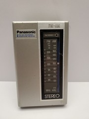 Vintage Panasonic RF-444 Portable AM FM Radio Works No Headphones