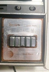 SEARS MULTIBAND RADIO 612430 AM/FM HI-VHF POLICE AIRCRAFT WEATHER WORKS!