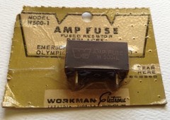 Vintage Workman AMP Fuse W500-1 Replaces Emerson Olympic RCA 945392-1