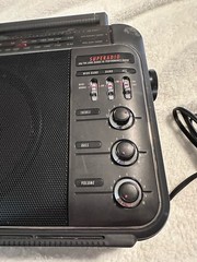 General Electric Superadio Long Range AM/FM GE Super Radio 7-2887B. *Works.