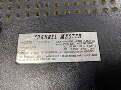 Channel Master 4 Band transistor Radio Model 6256 Working good Made In Taiwan