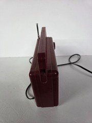 Vintage 1980s SOUNDESIGN Maroon AM FM Radio Player #2216BUR Tested – PLEASE READ