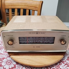 Vintage 1960&rsquo;s Voice of Music Tuner Model #1465 Powers Up but Untested / No Amp