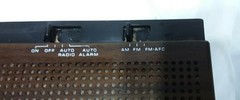Zenith R460 Vintage AM/FM Clock Radio Touch N Snooze Wood Grain Tested Working