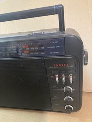 VINTAGE GE GENERAL ELECTRIC SUPERADIO 7-2887B LONG RANGE AM/FM RADIO RECEIVER EX