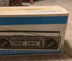 VTG Crown Japan Stereo Radio Recorder Magnetophone Stereo Radio P-600 NOS.