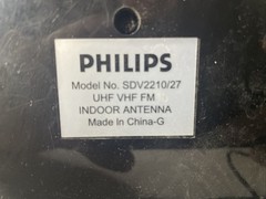 Philips Indoor FM Radio TV Antenna SDV2210/27