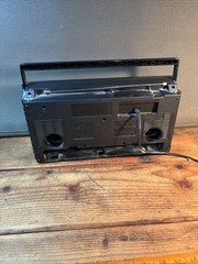 Vintage Toshiba Radio RT-6016 Black Retro Boom Box /No Batteries