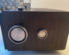 Vintage Soundesign 3464 Flip Clock Radio AM/FM Alarm Woodgrain Mid Century WORKS