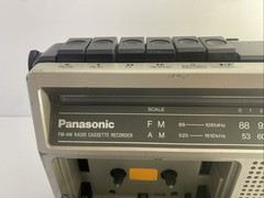 Vtg Panasonic AM FM Portable Radio Cassette Player #RX 1230 Works Parts/Repair