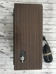 Vintage LLOYD&rsquo;S Flip Clock Alarm AM/FM Radio Wood Grain J636G-37A